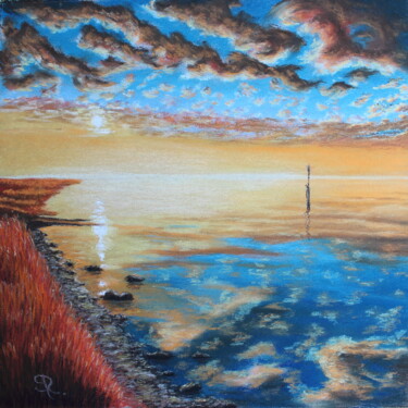 Tekening getiteld "Mystery of the elem…" door Serge Ra, Origineel Kunstwerk, Pastel