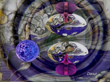 Digital Arts titled "Numérique 742" by Robert Daout, Original Artwork, 2D Digital Work