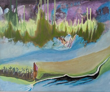 Peinture intitulée "TEMPESTAD" par Juan Luis Gandulfo, Œuvre d'art originale, Acrylique Monté sur Châssis en bois