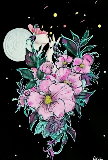 Collages intitulée "Elles ne faisaient…" par Pölette Coll’Art, Œuvre d'art originale, Collages