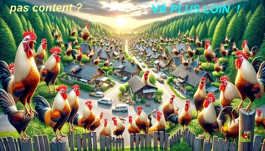 Digital Arts titled "PAS CONTENT VA PLUS…" by Pierre Peytavin, Original Artwork, AI generated image