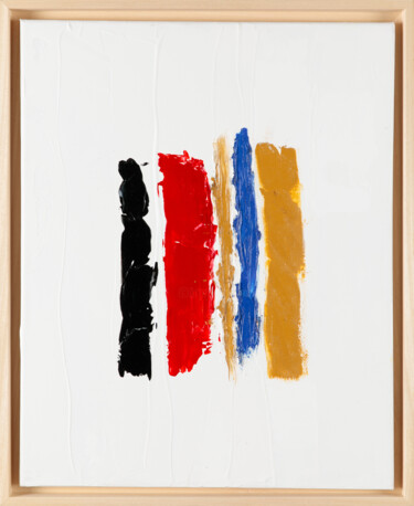 Painting titled "SILLONS" by Giovanna Grillo, Original Artwork, Acrylic Mounted on Wood Stretcher frame