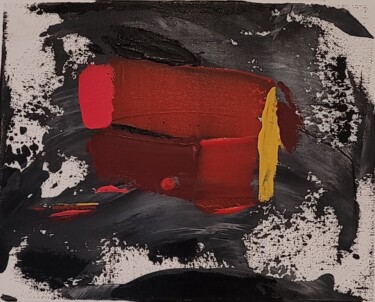 Schilderij getiteld "Point de vue n°2" door Giovanna Grillo, Origineel Kunstwerk, Acryl Gemonteerd op Frame voor houten bran…