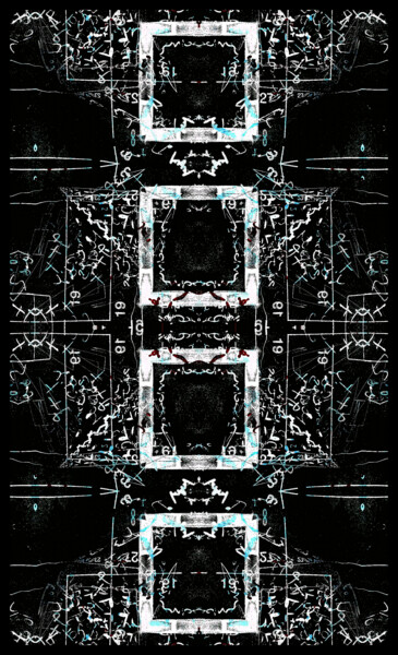 Grafika cyfrowa / sztuka generowana cyfrowo zatytułowany „TRUTH WRITTEN IN NU…” autorstwa Go.Rk.Art, Oryginalna praca, 2D pr…