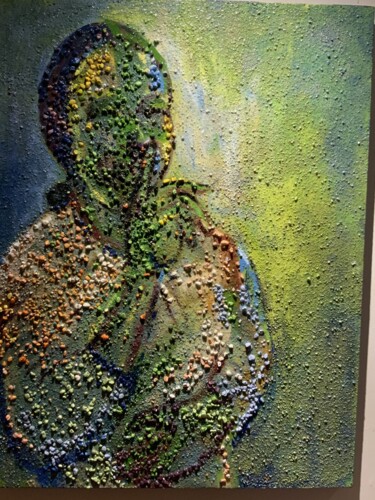 Peinture intitulée "SAY NO EVIL" par Boladale Ige (Boladaleart), Œuvre d'art originale, Acrylique