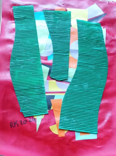 Collages titled "RK66" by Ronnie Kolner, Original Artwork, Collages