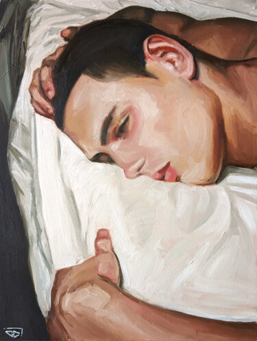 Saverio n'aurait jamais imaginé aimer ça Pintura titulada "Saverio n'aurait ja…" por G. Carta, Obra de arte original, Oleo