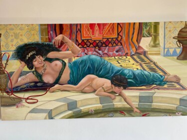 Playthıngs from Ernest Normand Peinture intitulée "Playthıngs from Ern…" par Anna Polat, Œuvre d'art originale, Huile
