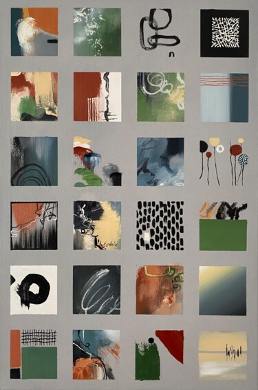 Painting titled "24 thoughts. Day 1" by Ekaterina Sieedugina (Kordeliz), Original Artwork, Oil