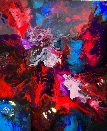 Painting titled "Dark side" by Iuliia Dobrovolskaia, Original Artwork, Acrylic