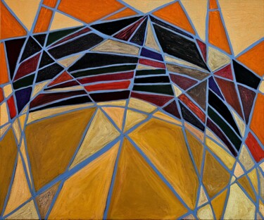 Painting titled "Thought boundaries" by Omar Yousef Alrashed, Original Artwork, Acrylic