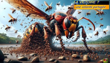 数字艺术 标题为“LA VICTOIRE :UNE VO…” 由Pierre Peytavin, 原创艺术品, AI生成的图像
