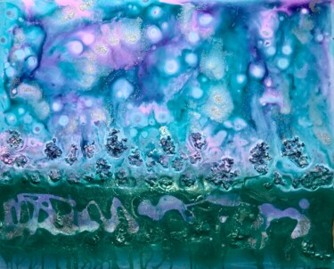 Painting titled "Spring" by Machnolga, Original Artwork, Acrylic Mounted on Other rigid panel