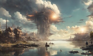 Цифровое искусство под названием "sad beauty" - Machnolga, Подлинное произведение искусства, Цифровая живопись