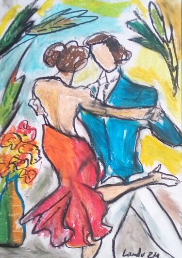 图画 标题为“Tango12” 由Laudu, 原创艺术品, 粉彩