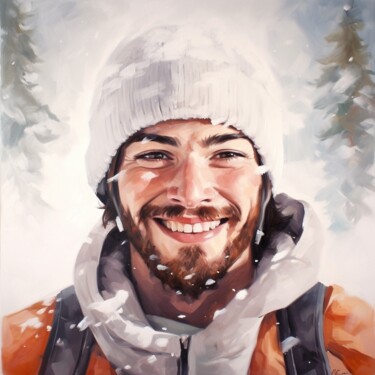 绘画 标题为“BENJAMIN” 由Anthony Wittaker, 原创艺术品, 丙烯