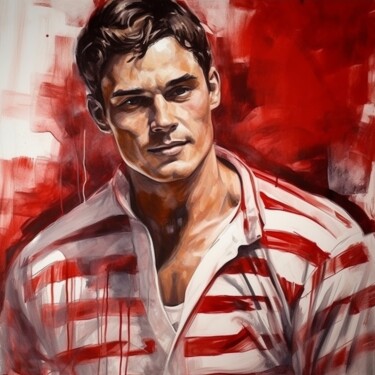 Painting titled "ETHAN" by Anthony Wittaker, Original Artwork, Acrylic