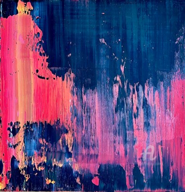 Abstract N 13524 Emotional Storm Painting titled "Abstract N 13524 Em…" by Rafal Dobosz, Original Artwork, Oil
