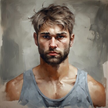 绘画 标题为“PHIL” 由Anthony Wittaker, 原创艺术品, 丙烯