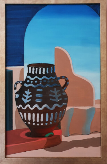 绘画 标题为“Still life_3 (Lock…” 由Alida Velea, 原创艺术品, 油