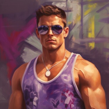绘画 标题为“LUKAS” 由Anthony Wittaker, 原创艺术品, 丙烯