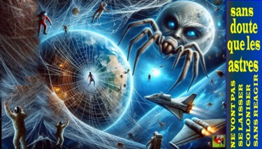 Digital Arts titled "LES ASTRES VONT REA…" by Pierre Peytavin, Original Artwork, AI generated image