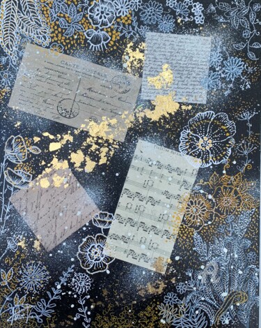 Peinture intitulée "Mélo-Melody" par Claire Morand, Œuvre d'art originale, Acrylique Monté sur Carton