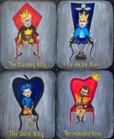 绘画 标题为“Let's play kings” 由Irina Petrova, 原创艺术品, 油