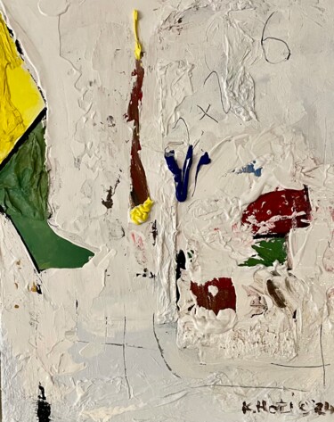 Peinture intitulée "Koha pret" par Kaltrina Hoti, Œuvre d'art originale, Acrylique