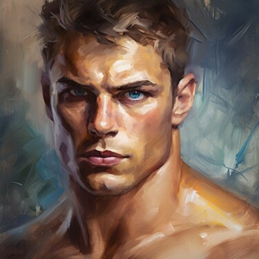 Peinture intitulée "RANDALL" par Anthony Wittaker, Œuvre d'art originale, Acrylique
