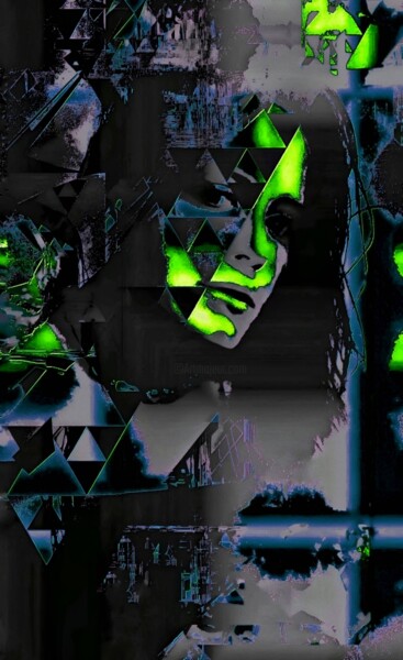 Digital Arts titled "Counting Coup Dark" by Mrn, Original Artwork, 2D Digital Work