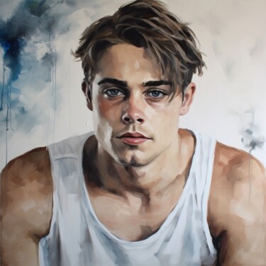 Peinture intitulée "ELLIOT" par Anthony Wittaker, Œuvre d'art originale, Acrylique