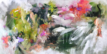 My paradise is here 绘画 标题为“My paradise is here” 由Kirsten Handelmann, 原创艺术品, 丙烯