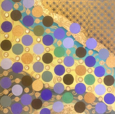 Painting titled "“El Dorado 3”" by Pintor Nicolas, Original Artwork, Oil