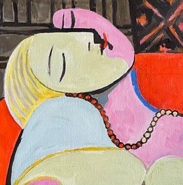 Peinture intitulée "P'tites copies-Pica…" par Pascal Brachet, Œuvre d'art originale, Acrylique