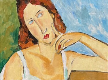 Peinture intitulée "P'tites copies-Modi…" par Pascal Brachet, Œuvre d'art originale, Acrylique