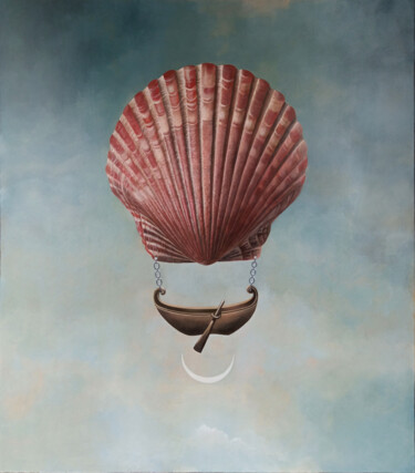 Travel Amulet III Painting titled "Travel Amulet III" by Pavel Korzukhin, Original Artwork, Oil