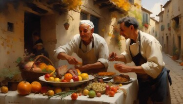 Digital Arts titled "Un bon moment entre…" by Didier Pistol, Original Artwork, AI generated image