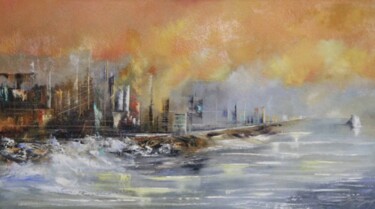 Peinture intitulée "Force" par Bernard Douay, Œuvre d'art originale, Acrylique
