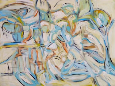 2023.6.1 Painting titled "2023.6.1" by Oscar Boffy, Original Artwork, Acrylic Mounted on Wood Stretcher frame