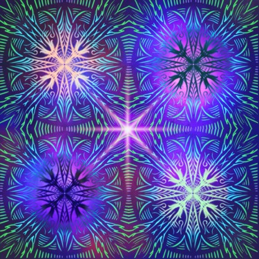 数字艺术 标题为“Connection Explosion” 由Flora Gasnier, 原创艺术品, 数字油画
