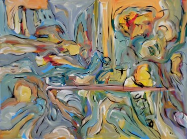 2023.6.6 Peinture intitulée "2023.6.6" par Oscar Boffy, Œuvre d'art originale, Acrylique Monté sur Châssis en bois