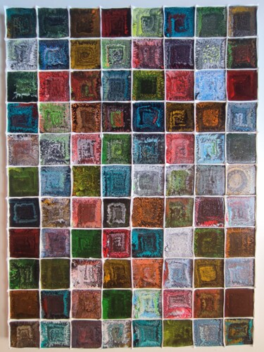Painting titled "Vuela Alto" by Bravo Navarro, Original Artwork, Acrylic Mounted on Wood Stretcher frame