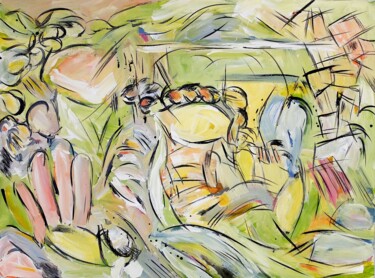 2023.7.8 Peinture intitulée "2023.7.8" par Oscar Boffy, Œuvre d'art originale, Acrylique Monté sur Châssis en bois