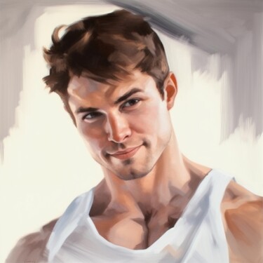 绘画 标题为“SIMON” 由Anthony Wittaker, 原创艺术品, 丙烯