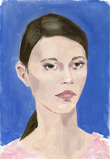 绘画 标题为“Portrait 14” 由Anja Rudko, 原创艺术品, 油