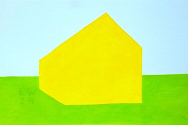 Schilderij getiteld "home 4.24" door Ed Weyden, Origineel Kunstwerk, Acryl