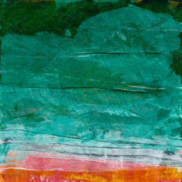 #179, 25x25cms, acrylique sur papier, 05-2024 Pintura titulada "#179, 25x25cms, acr…" por Michel Debray, Obra de arte original, Acrílico