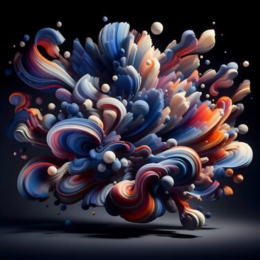 "Esplorazione dello…" başlıklı Dijital Sanat Giuseppe Cristadoro tarafından, Orijinal sanat, AI tarafından oluşturulan görün…