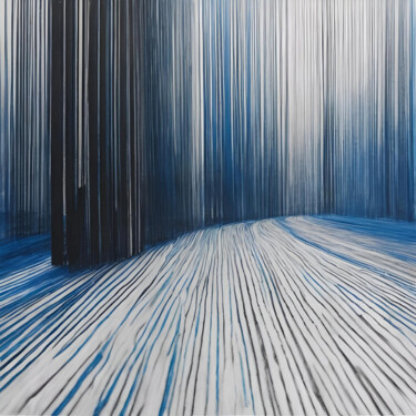 Depth in Motion: Abstract Line Exploration Digital Arts titled "Depth in Motion: Ab…" by Alberto Capitani, Original Artwork, AI generated image
